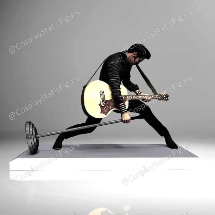STL - Figura de Elvis Presley tocando guitarra