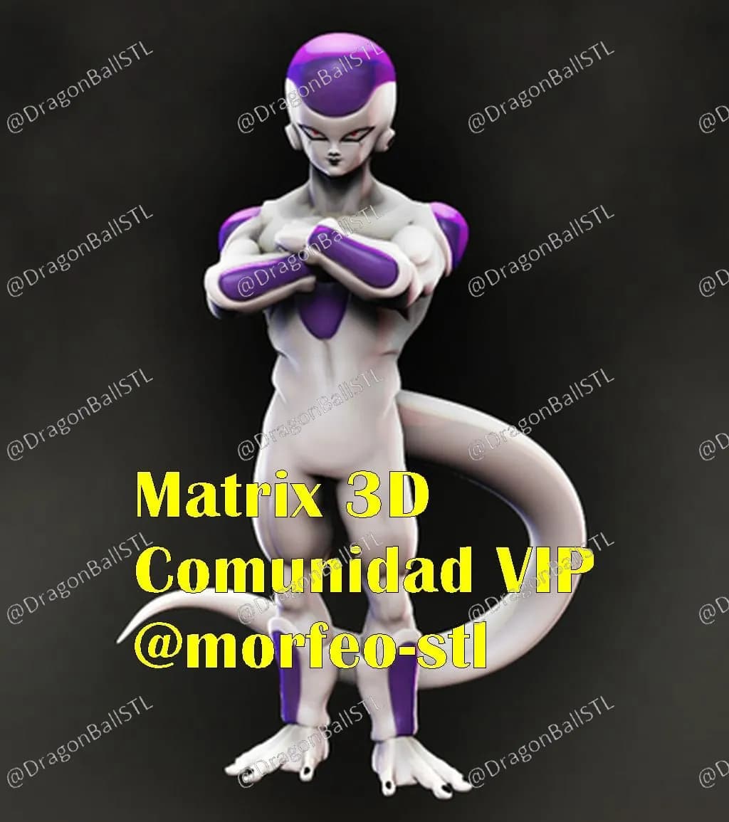 STL - Figura de Freezer de Dragon Ball Z 3 render 1