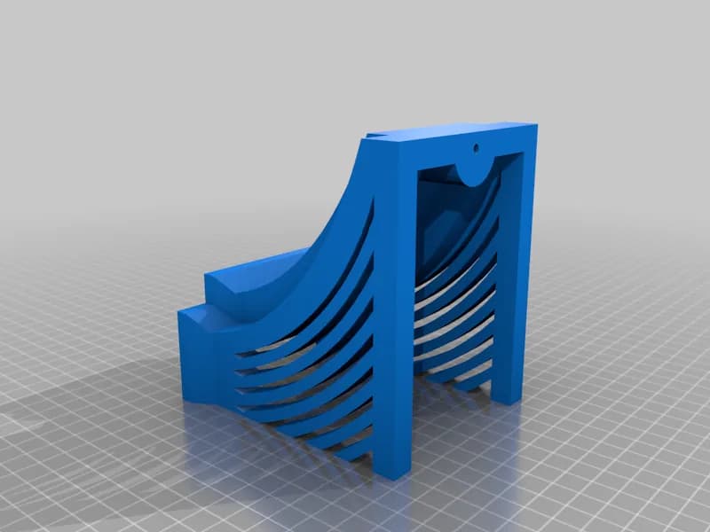 STL - Figura de guerra para lámpara de puente render 2