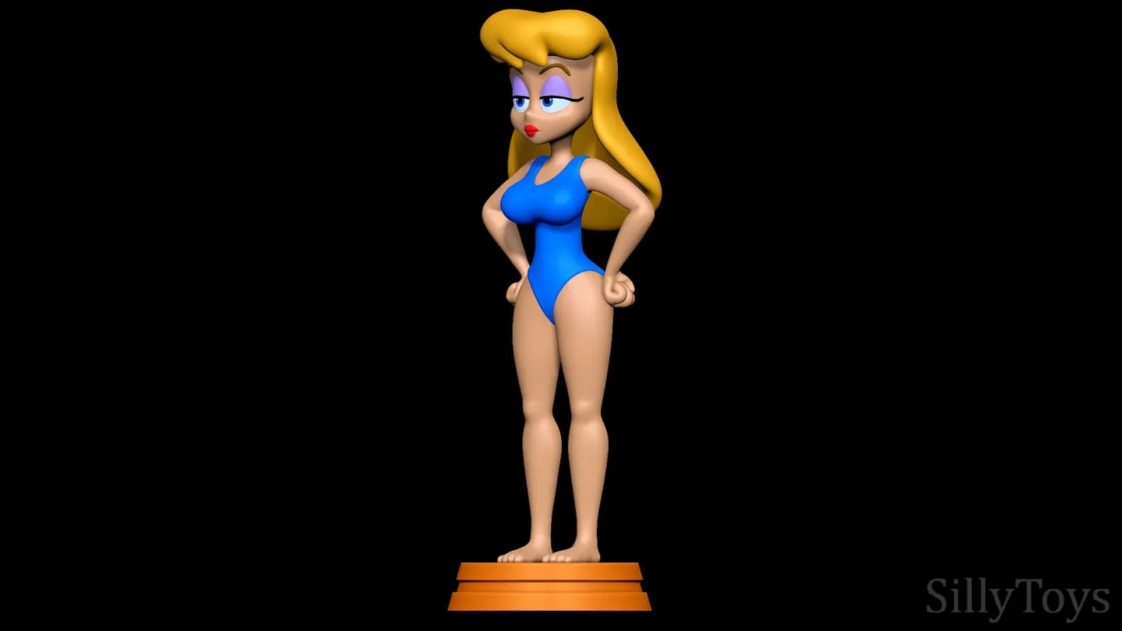 STL - Figura de Hello Nurse en traje de baño render 3
