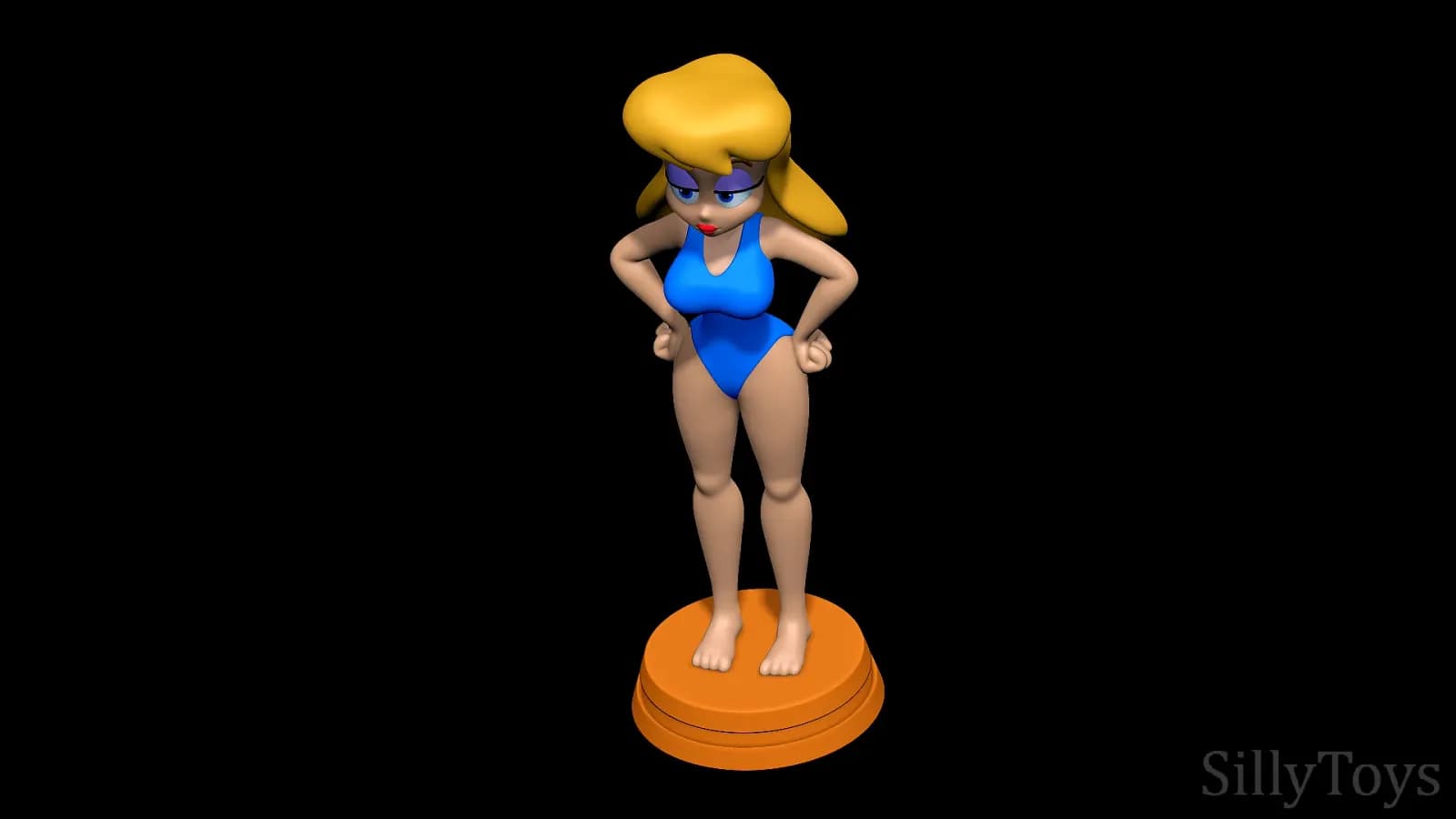 STL - Figura de Hello Nurse en traje de baño render 5