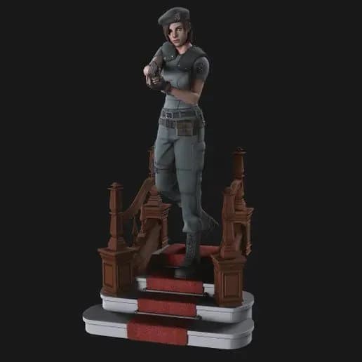STL - Figura de Jill Valentine de Resident Evil