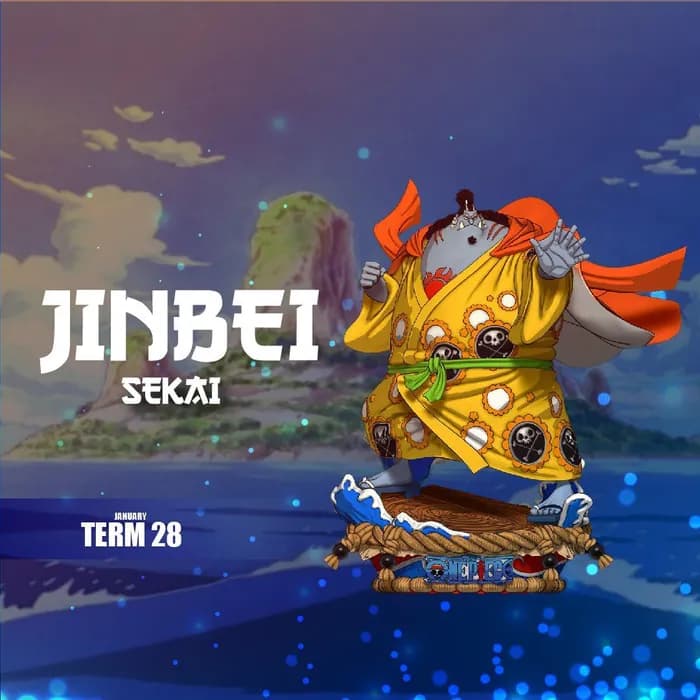 STL - Figura de Jinbe del universo de One Piece render 1