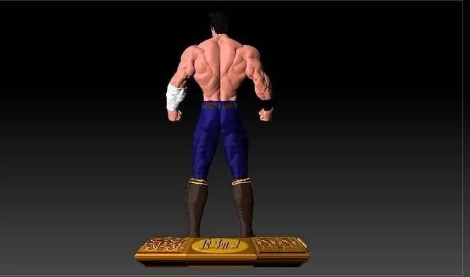 STL - Figura de Kenshiro de El Puño de la Estrella del Norte