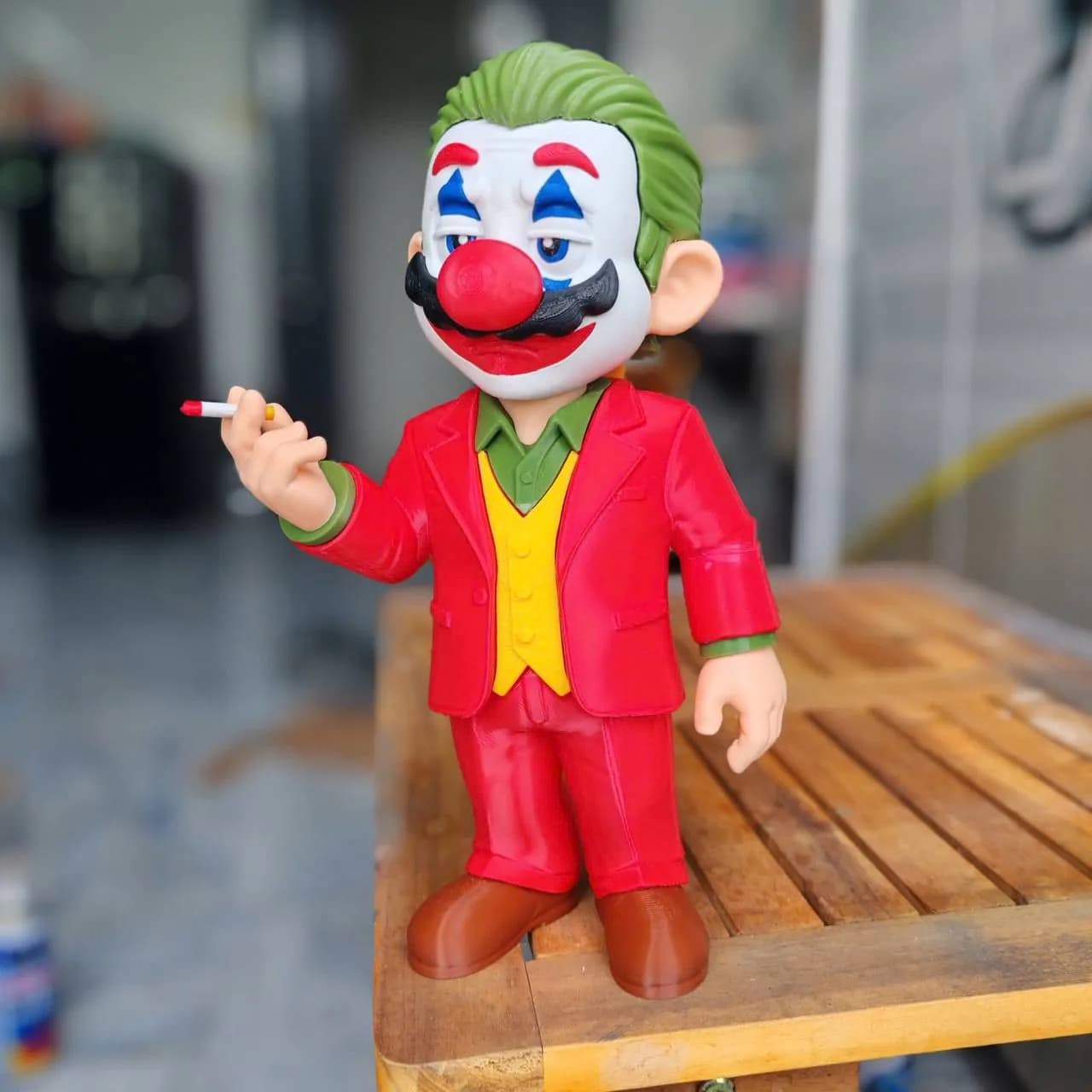 STL - Figura de Mario Joker render 1