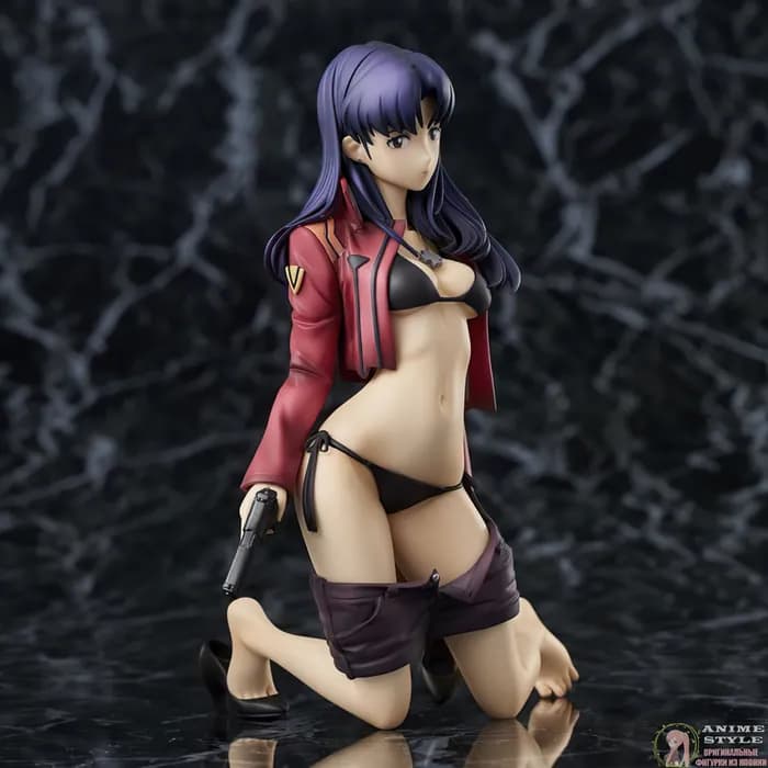 STL - Figura de Misato Katsuragi de Evangelion render 2