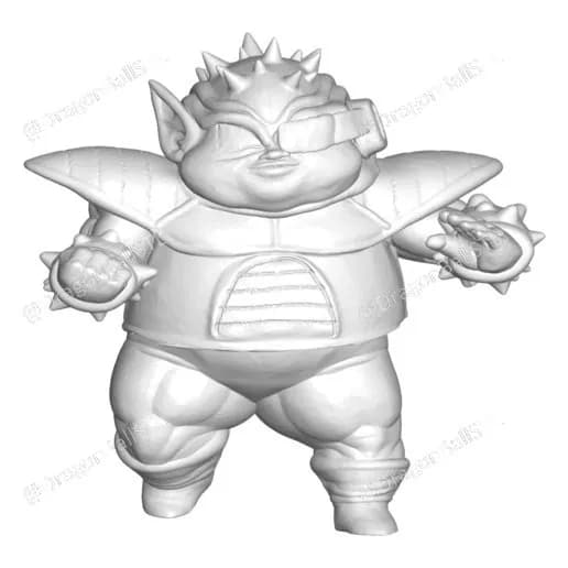 STL - Figura de Nappa estilo Dragon Ball Z render 1