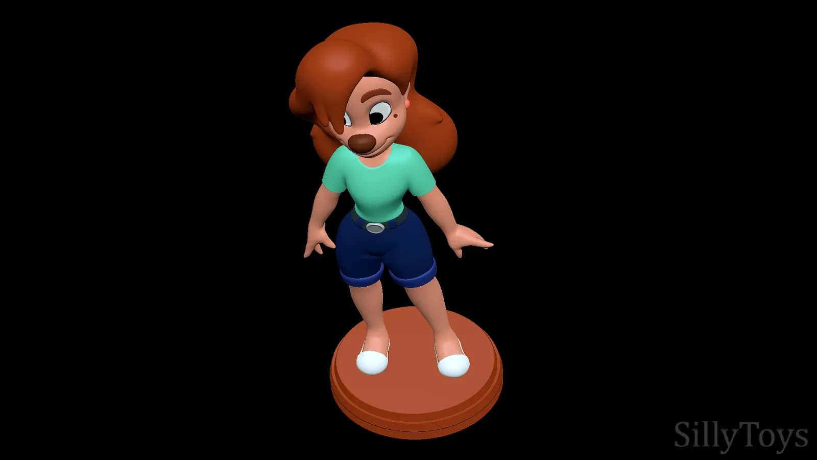 STL - Figura de Roxanne (Goofy Movie) render 3
