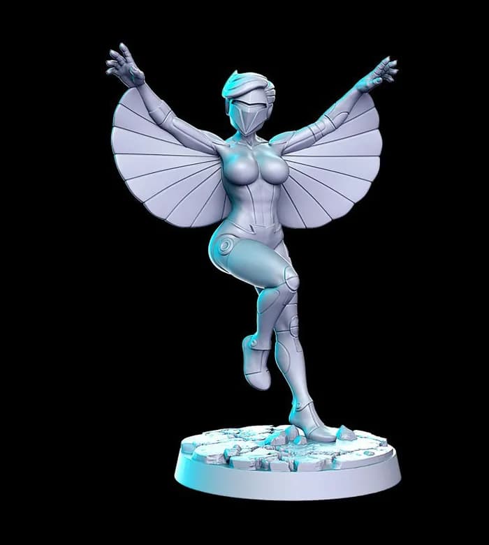STL - Figura de Steelheart de Silverhawks render 2