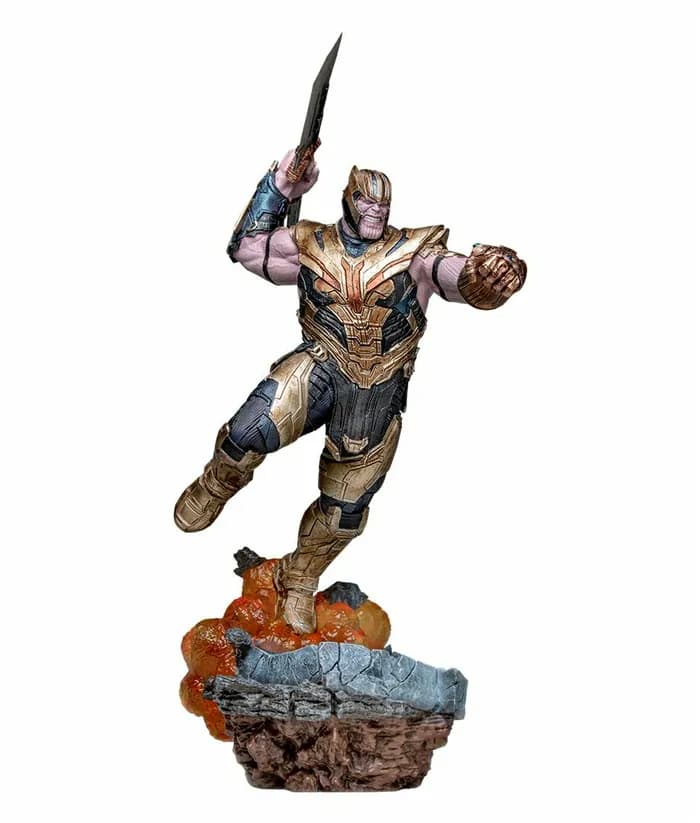 STL - Figura de Thanos con Espada y Guantelete render 2