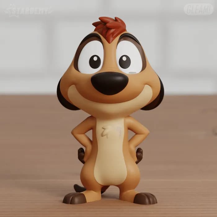 STL - Figura de Timón render 2