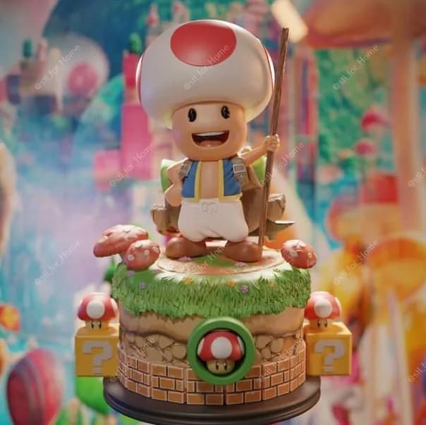STL - Figura de Toad de Super Mario Bros render 1