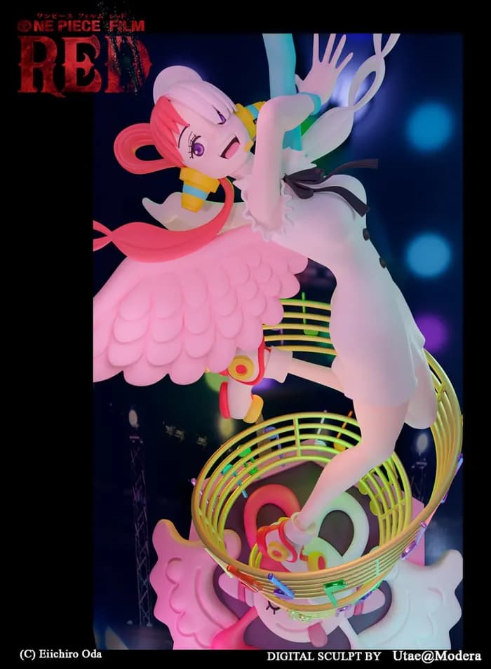 STL - Figura de Uta de One Piece Film: Red render 2