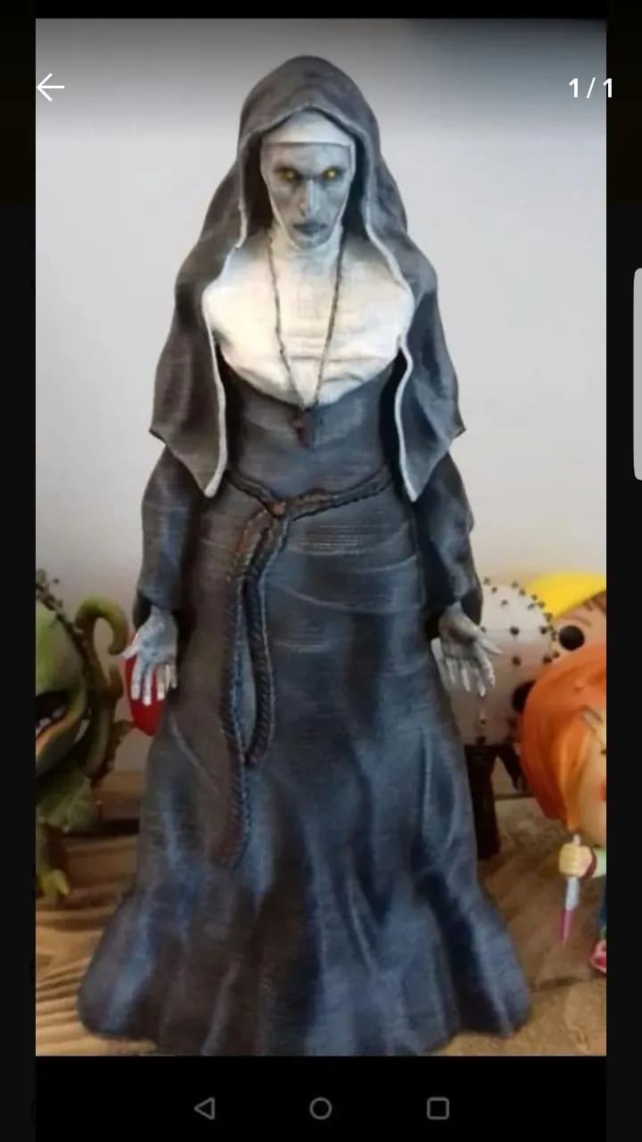 STL - Figura de Valak, la monja demoníaca render 2