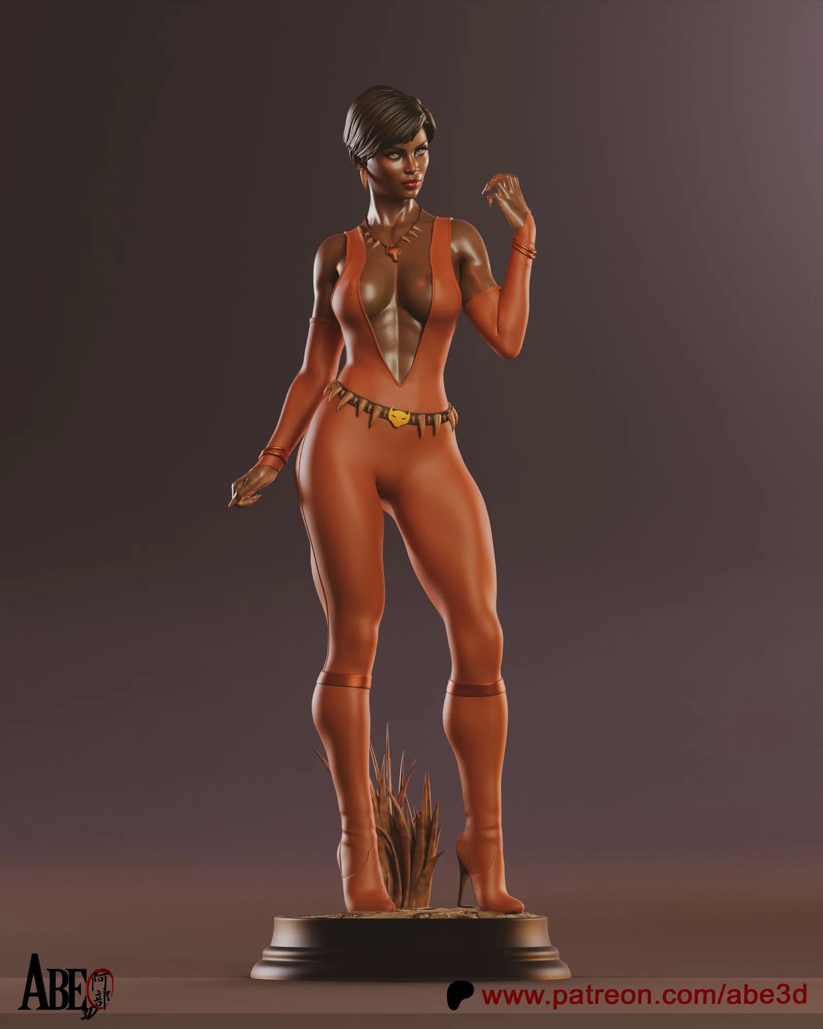 STL - Vixen stylized figure for 3D printing