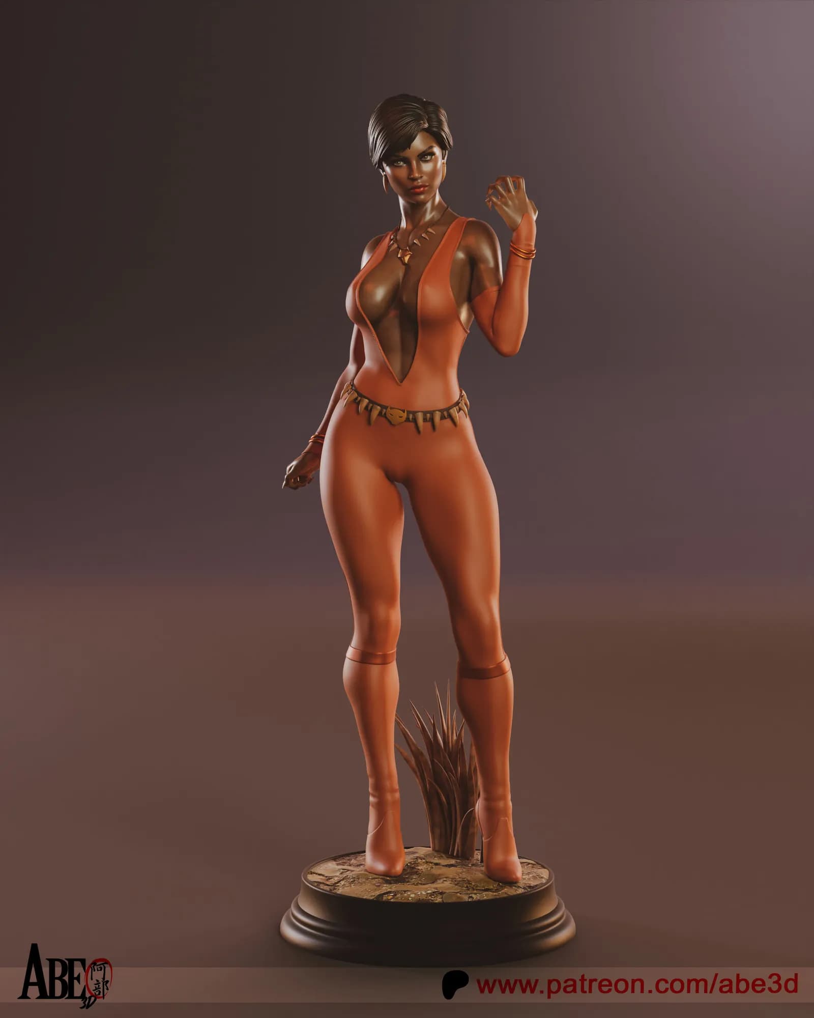 STL - Figura de Vixen estilizada para impresión 3D render 2
