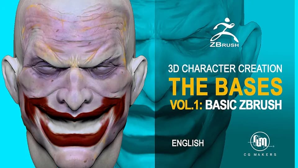STL - Figura del Joker estilo ZBrush render 2