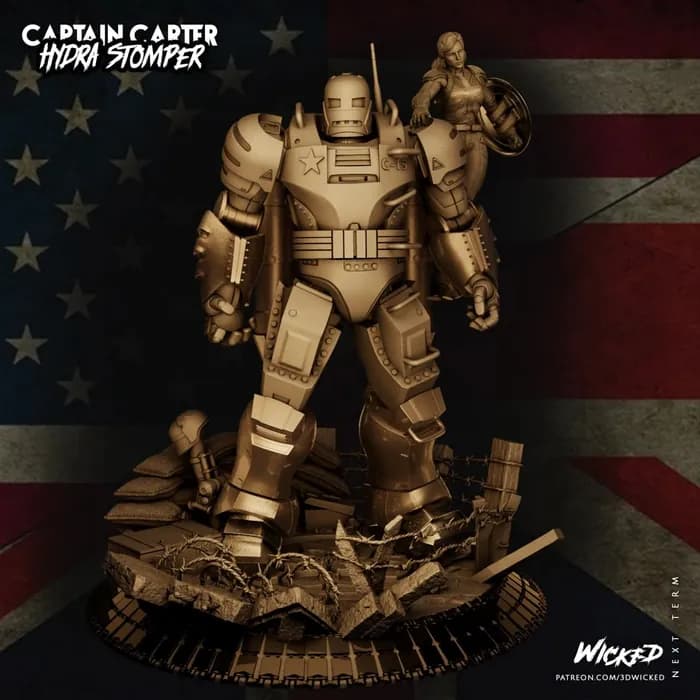 STL - Figura El Acertijo render 1