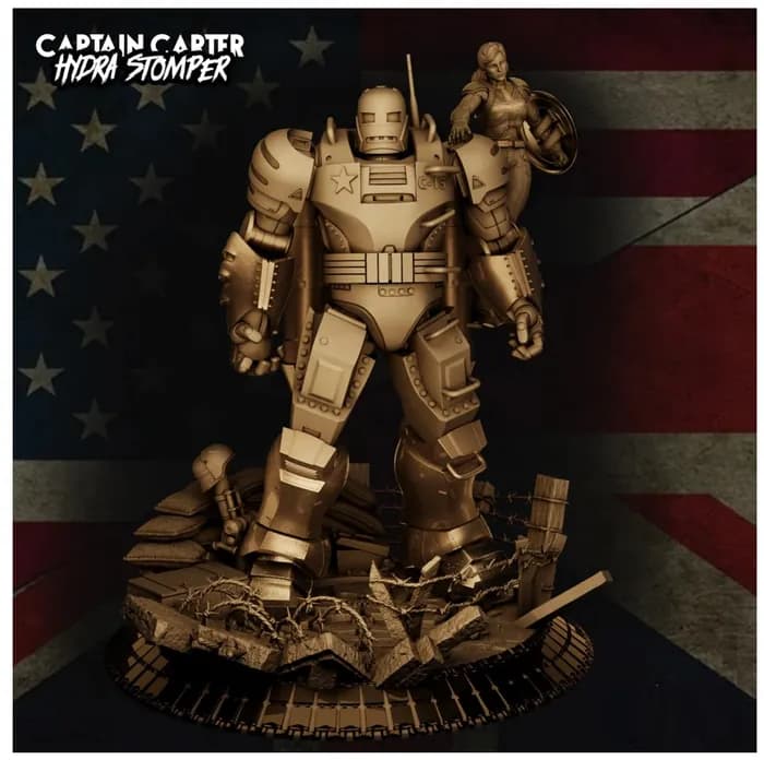 STL - Figura El Acertijo render 2