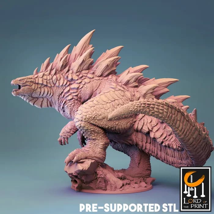 STL - Figura Godzilla 2019 render 2