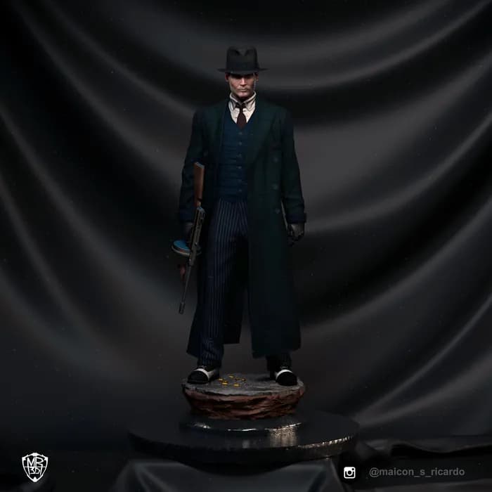 STL - John Dillinger Figure by Johnny Depp