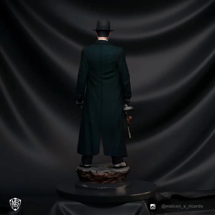 STL - Figura John Dillinger de Johnny Depp render 5