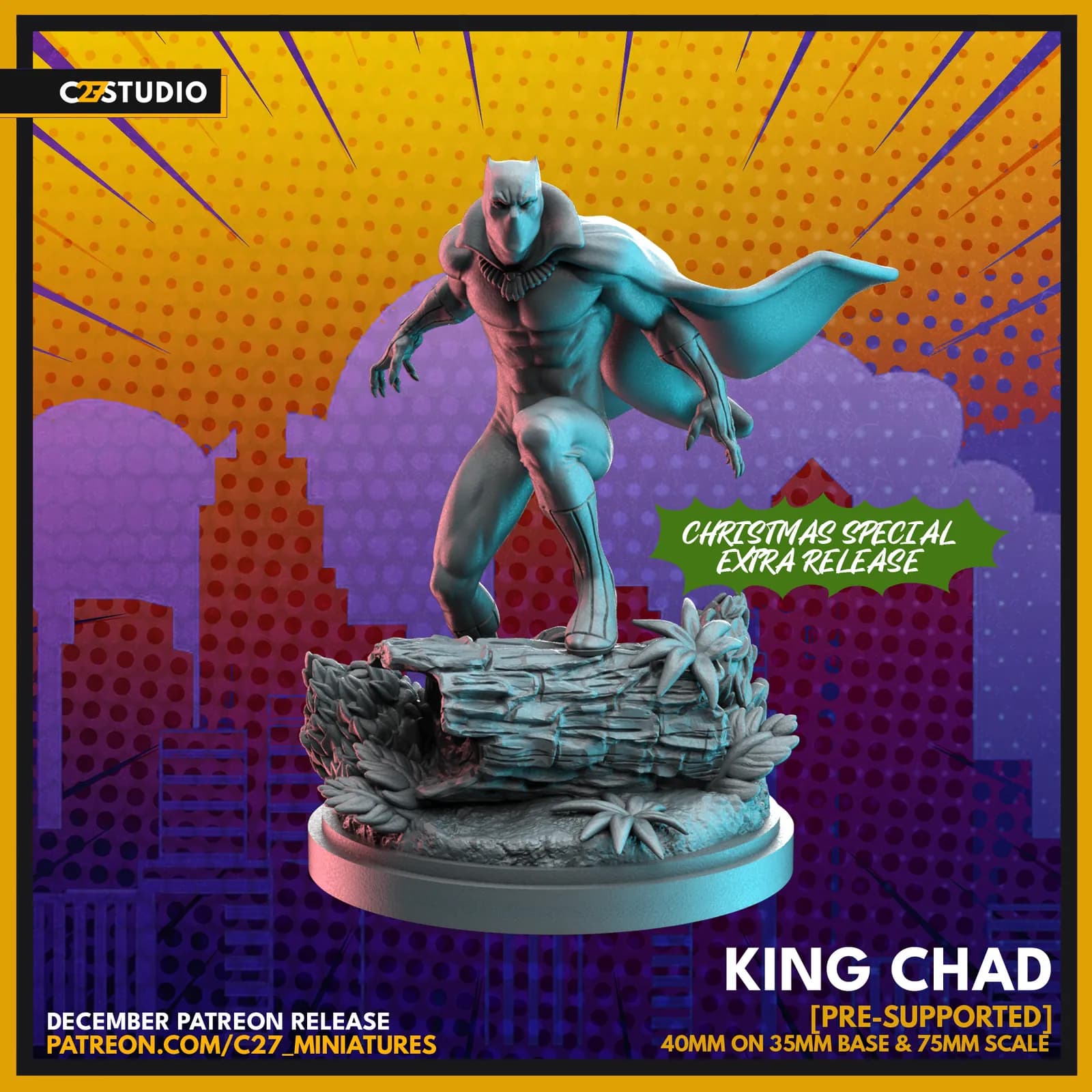 STL - figura King Chad render 2
