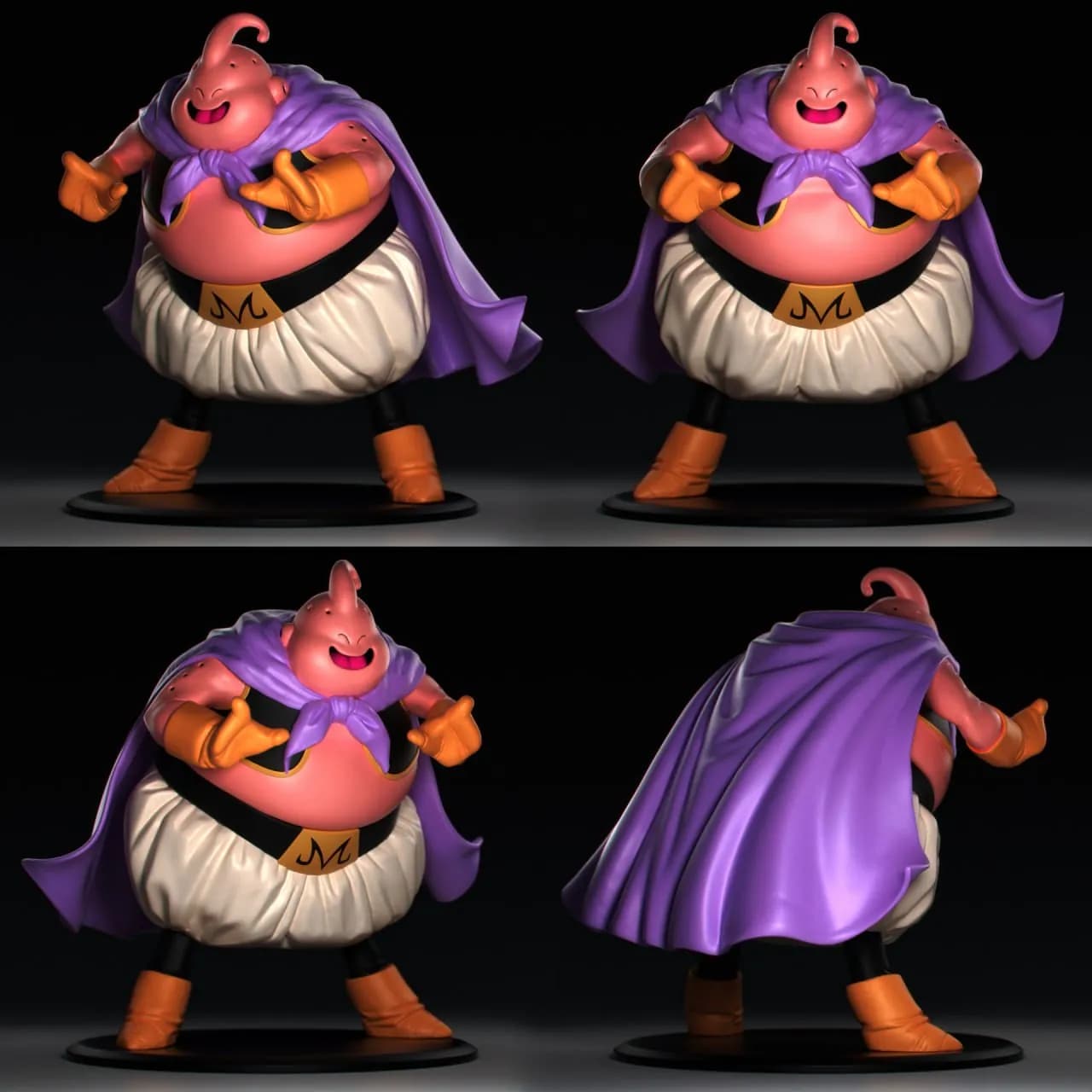 STL - Figura Majin Buu 4 render 1