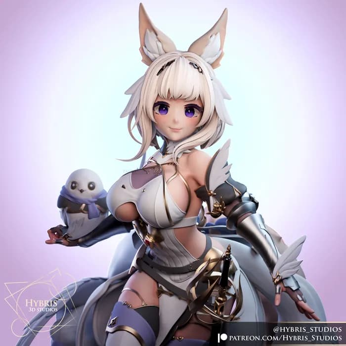 STL - Misono Hibiki Anime Inspired Figure