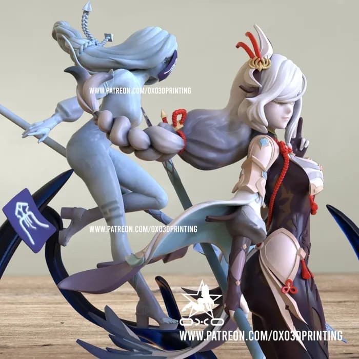 STL - Figura Yor Forger Genshin Impact render 5
