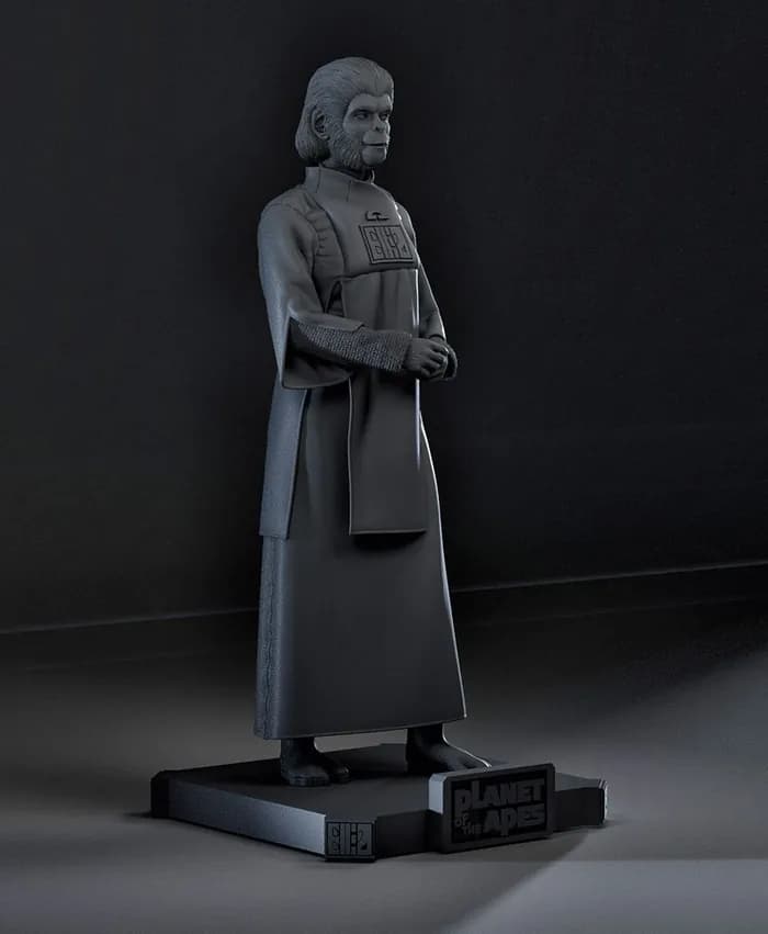 STL - Figura Zira El Planeta de los Simios render 3