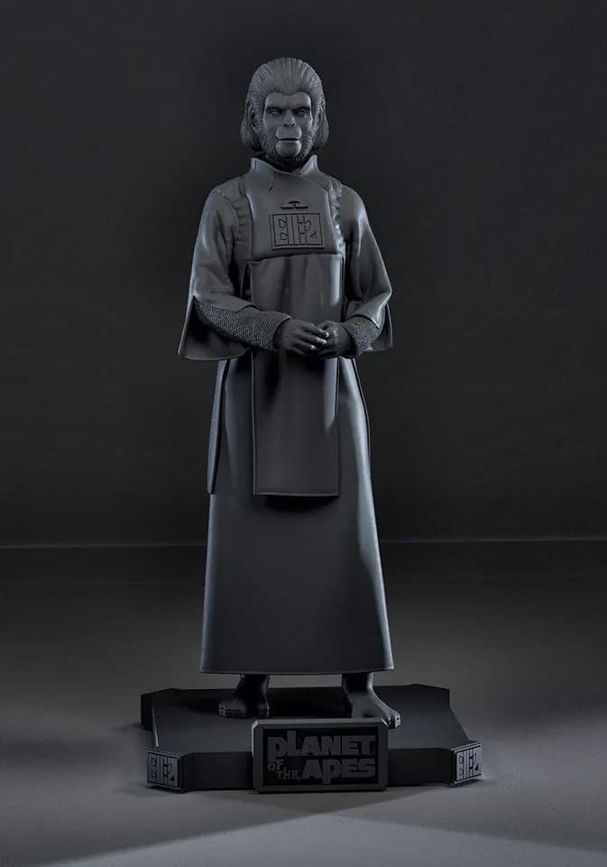 STL - Figura Zira El Planeta de los Simios render 5