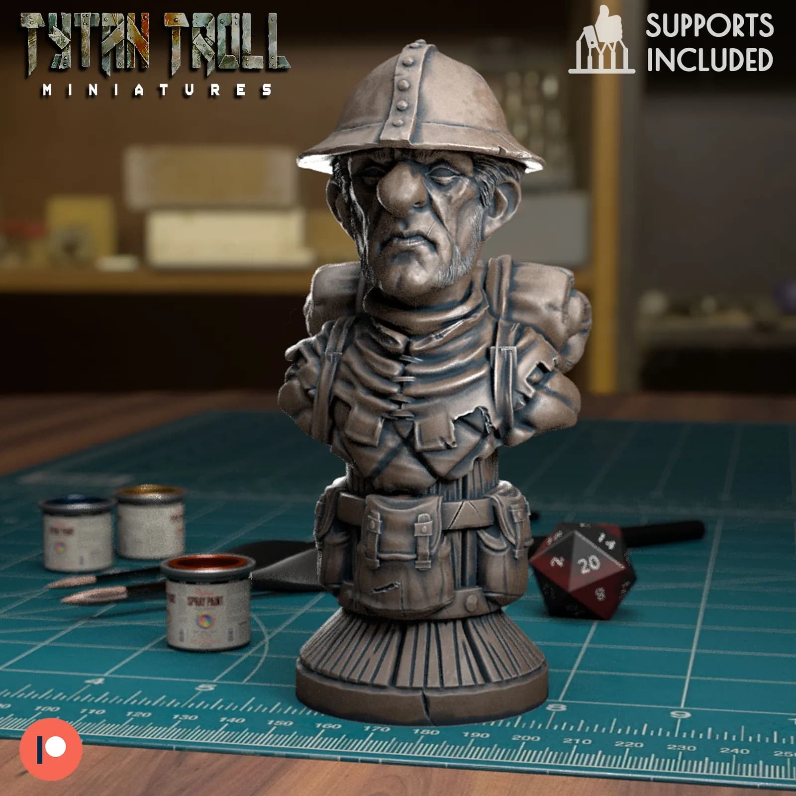 STL - Figuras de ajedrez de fantasía medieval render 3