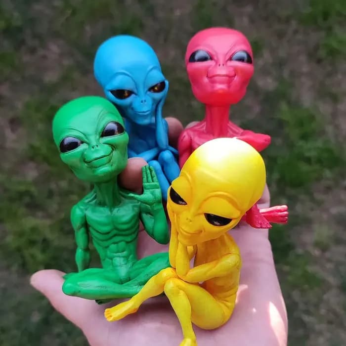 STL - Figuras de Aliens de Colores render 1