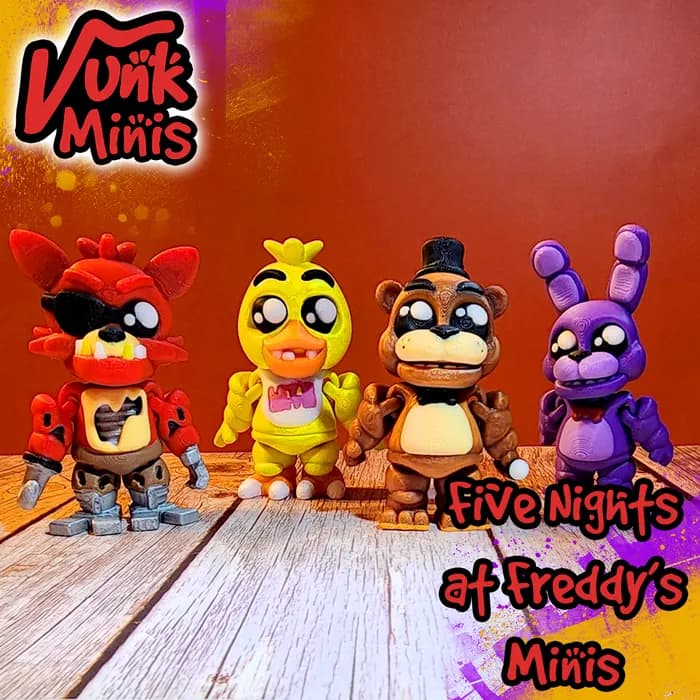 STL - Five Nights at Freddy's Mini Figures