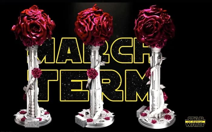 STL - flower vase star wars 3d models 25 cm 6 parts render 1