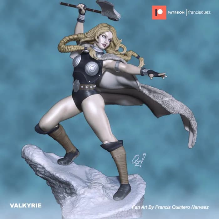 STL - francis q valkyrie render 3