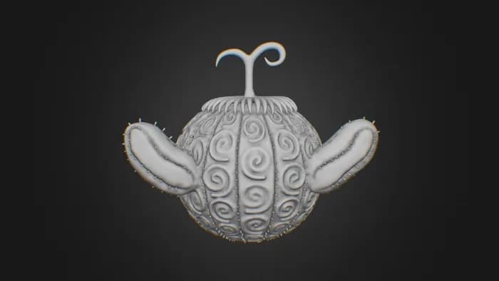 STL - Fruta del Diablo Suna Suna no Mi de One Piece render 1