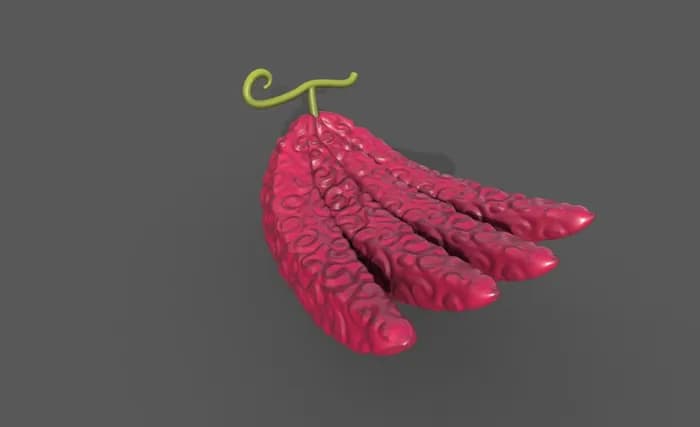STL - Fruta del Diablo Ushi Ushi Modelo Girafa render 1
