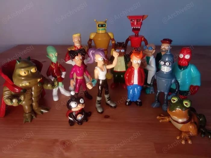 STL - futurama collection render 2