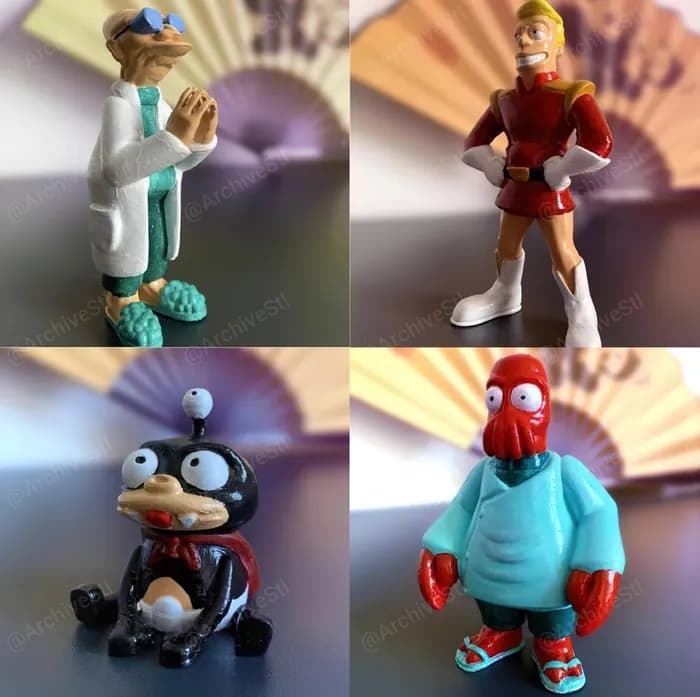STL - futurama collection render 3