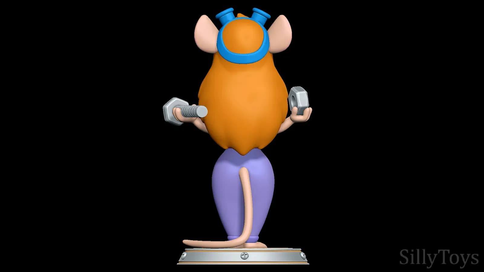 STL - Gadget de Chip y Dale con Herramientas render 3