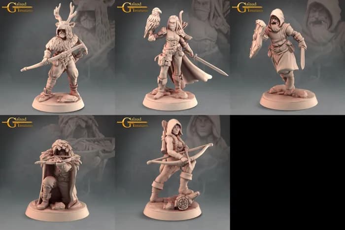 STL - galaad miniatures kickstarter into the woods treant render 1