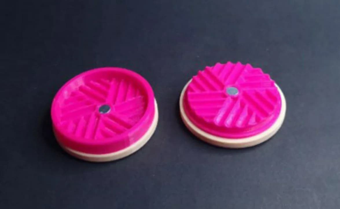 STL - Galleta sonriente de vainilla con relleno de fresa render 2