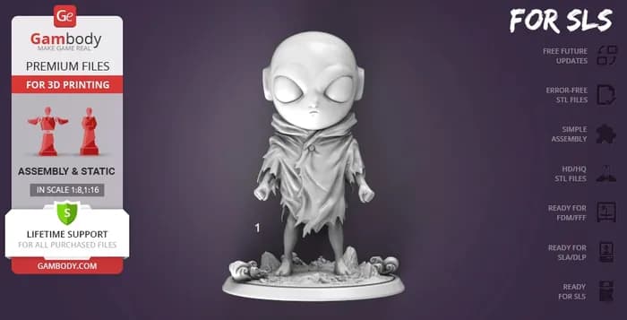 STL - gambody kid jiren dragonball super render 3