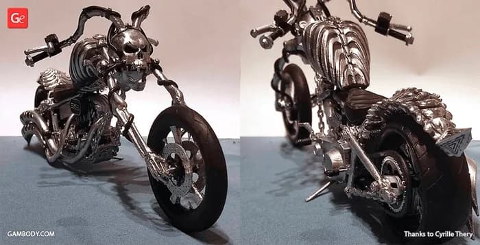 STL - gambody marvel devil chopper render 2
