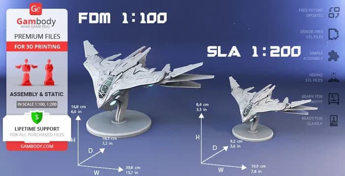 STL - gambody marvel guardians of the galaxy milano render 4