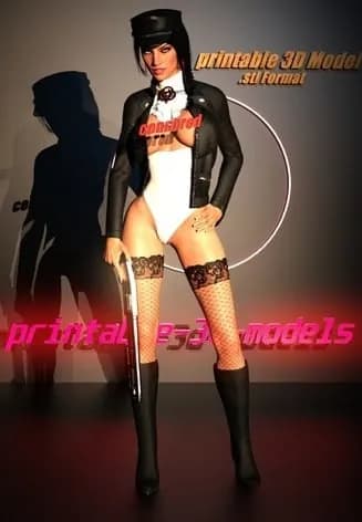 STL - gangster queen render 1