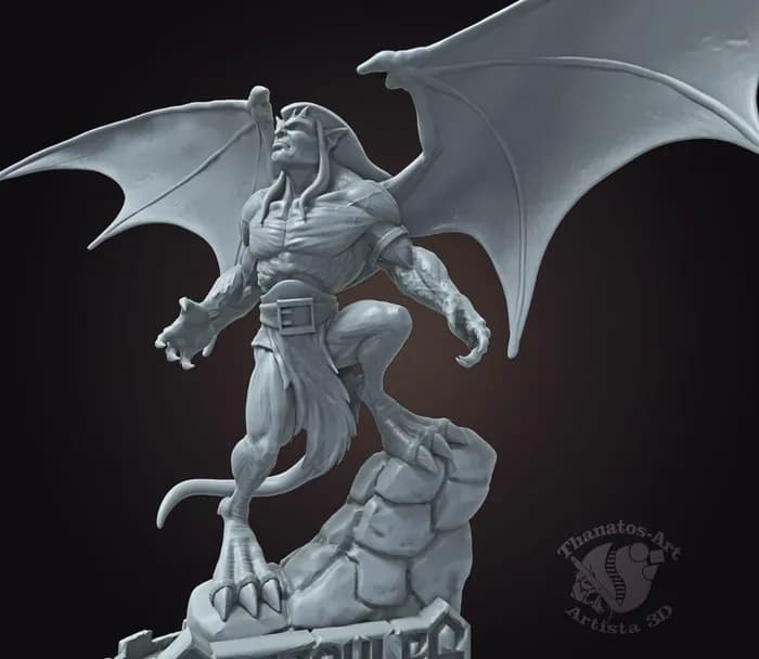 STL - gargoyles goliath render 2