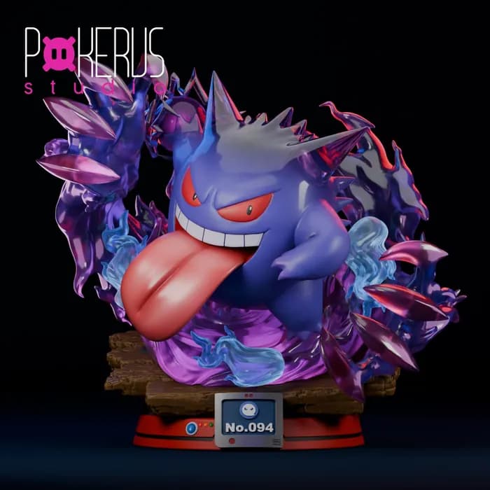 STL - gengar pokerus studio mythic tier render 2